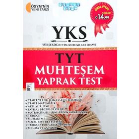 2018 YKS TYT Muhteşem Yaprak Test - Akıllı Adam Yayınları Komisyon
