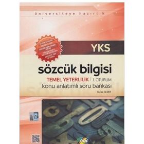 2018 YKS-TYT Sözcük Bilgisi Konu Anlatımlı Soru Bankası 1. Oturum - Durak Gezer
