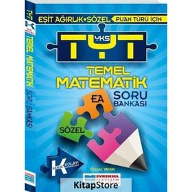 2018 YKS TYT Temel Matematik Soru Bankası EA - Sözel - Özcan Yanık