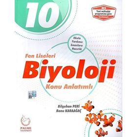 2019 10. Sınıf Fen Liseleri Biyoloji Konu Anlatımlı