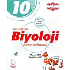 2019 10. Sınıf Fen Liseleri Biyoloji Konu Anlatımlı