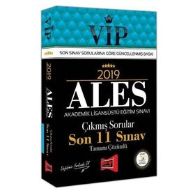 2019 ALES Vıp Tamamı Çözümlü Son 11 Sınav Çıkmış Sorular Yargı Yayınları