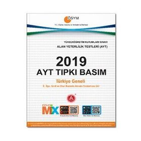 2019 AYT Tıpkı Basım Deneme Sınavı - A Yayınları