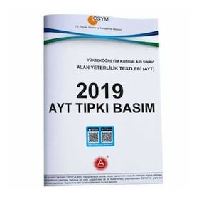 2019 AYT Tıpkı Basım Deneme Sınavı - A Yayınları