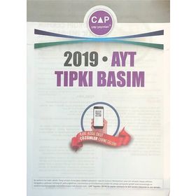 2019 AYT Tıpkı Basım Deneme Sınavı - A Yayınları