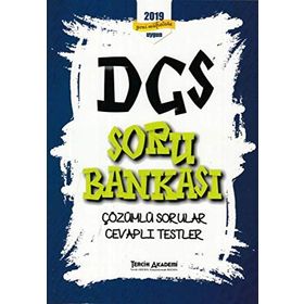 2019 DGS Soru Bankası Tercih Akademi Yayınları