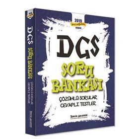 2019 DGS Soru Bankası Tercih Akademi Yayınları