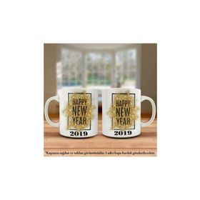 2019 Happy New Year-Mutlu Yıllar Kupa Bardak
