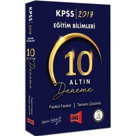2019 Kpss Eğitim Bilimleri Fasikül Fasikül Tamamı Çözümlü 10 Altın Deneme Yargı Yayınları