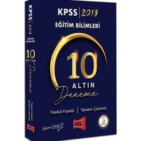 2019 Kpss Eğitim Bilimleri Fasikül Fasikül Tamamı Çözümlü 10 Altın Deneme Yargı Yayınları