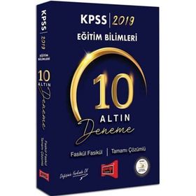 2019 Kpss Eğitim Bilimleri Fasikül Fasikül Tamamı Çözümlü 10 Altın Deneme Yargı Yayınları