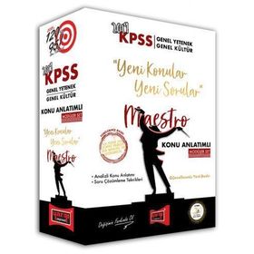 2019 KPSS Genel Yetenek Genel Kültür Maestro Konu Anlatımlı Modüler Set Yargı Yayınları