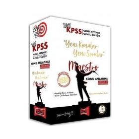 2019 KPSS Genel Yetenek Genel Kültür Maestro Konu Anlatımlı Modüler Set Yargı Yayınları