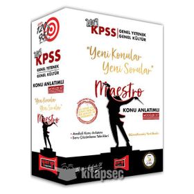 2019 KPSS Genel Yetenek Genel Kültür Maestro Konu Anlatımlı Modüler Set Yargı Yayınları