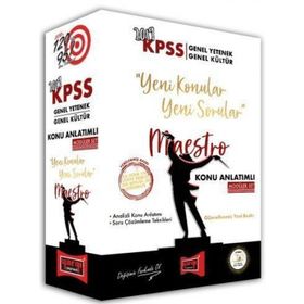 2019 KPSS Genel Yetenek Genel Kültür Maestro Konu Anlatımlı Modüler Set Yargı Yayınları