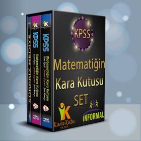 2019 KPSS Matematiğin Kara Kutusu 1. Cilt Tamamı Çözümlü Konu Özetli Soru Bankası-İnformal Yayınları