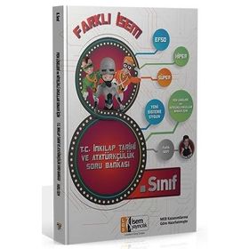 2019 LGS Farklı İsem 8. Sınıf T.C. İnkılap Tarihi ve Atatürkçülük Soru Bankası-İsem Yayıncılık