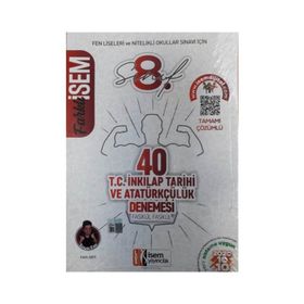 2019 LGS Farklı İsem 8. Sınıf T.C. İnkılap Tarihi ve Atatürkçülük Soru Bankası-İsem Yayıncılık