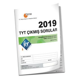 2019 TYT Çıkmış Sorular Tıpkı Basım Kitapçığı - KR Akademi Yayınları
