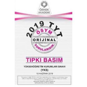 2019 TYT Tıpkı Basım Deneme