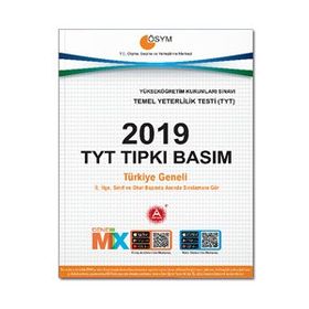 2019 TYT Tıpkı Basım Deneme