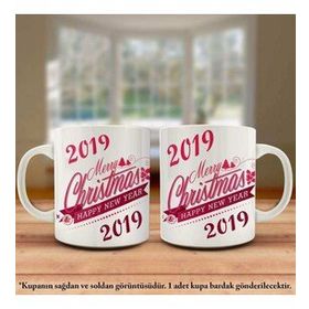 2019 Yeni Yıl Kutlama Tasarım Kupa Bardak