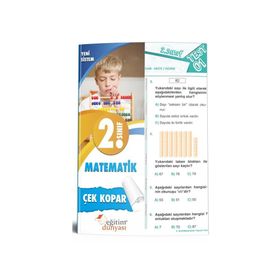2020 2. Sınıf Matematik Çek Kopar Yaprak Test-Eğitim Dünyası Yayınları