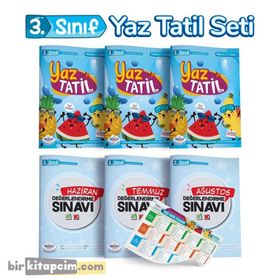 2020 3. Sınıf Yaz Tatil Seti-Öğretmen Evde Yayınları