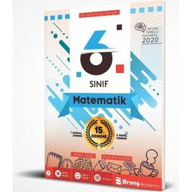 2020 6. Sınıf Beceri Temelli Matematik 15 Deneme-Branş Akademi Yayınları