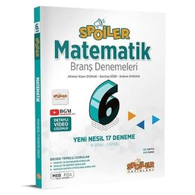 2020 6. Sınıf Beceri Temelli Matematik 15 Deneme-Branş Akademi Yayınları
