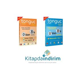 2020 8. Sınıf LGS 0 dan 8 e Tüm Dersler Sözel Sayısal Hazırlık Seti - Tonguç Akademi Yayınları
