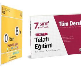 2020 8. Sınıf LGS 0 dan 8 e Tüm Dersler Sözel Sayısal Hazırlık Seti - Tonguç Akademi Yayınları