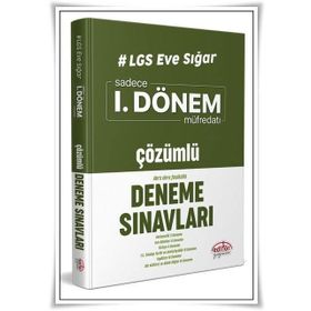 2020 8. Sınıf Lgs 1. Dönem Deneme Sınavları Çözümlü Lgs Eve Sığar-Editör Yayınları