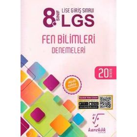2020 8. Sınıf LGS Fen Bilimleri 8 Denemeleri-Fix Yayınları