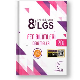 2020 8. Sınıf LGS Fen Bilimleri 8 Denemeleri-Fix Yayınları
