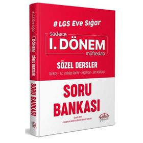 2020 8. Sınıf Lgs Sözel Dersler 1. Dönem Soru Bankası Lgs Eve Sığar-Editör Yayınları