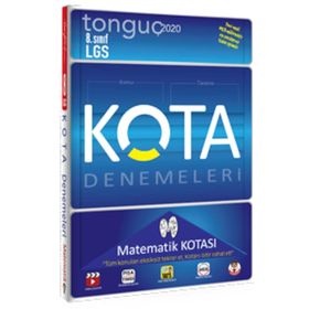2020 8. Sınıf Matematik Taktikli Soru Bankası+8. Sınıf LGS Tamamı Çözümlü 10 Deneme-Tonguç Akademi Yayınları