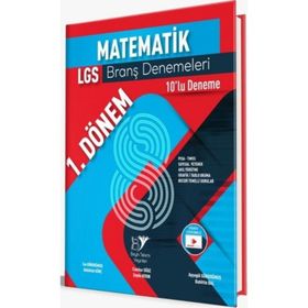 2020 8. Sınıf Matematik Taktikli Soru Bankası+8. Sınıf LGS Tamamı Çözümlü 10 Deneme-Tonguç Akademi Yayınları