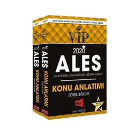2020 ALES VIP Sayısal - Sözel Bölüm Konu Anlatımı 2 Cilt - Yargı Yayınları