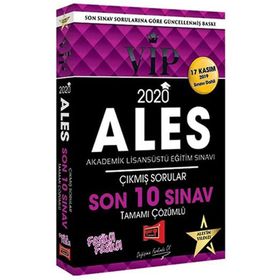 2020 Ales Vıp Tamamı Çözümlü Fasikül Fasikül Son 10 Sınav Çıkmış Sorular 17 Kasım Dahil Yargı Yayınları