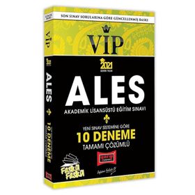 2020 ALES VIP Yeni Sınav Sistemine Göre Tamamı Çözümlü 10 Fasikül Deneme Yargı Yayınları