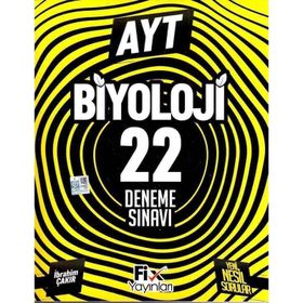 2020 AYT Biyoloji 22 Denemeleri-Fix Yayınları