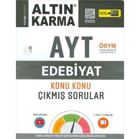 2020 Ayt Edebiyat Konu Konu Çıkmış Sorular-Altın Karma