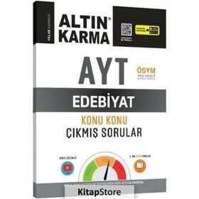 2020 Ayt Edebiyat Konu Konu Çıkmış Sorular-Altın Karma
