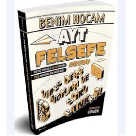 2020 AYT Felsefe Grubu Video Ders Notları ve Soru Bankası - Benim Hocam Yayınları