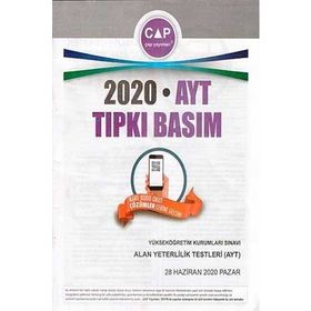 2020 AYT Tıpkı Basım-Çap Yayınları
