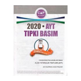 2020 AYT Tıpkı Basım-Çap Yayınları