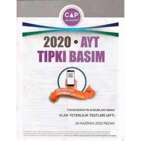 2020 AYT Tıpkı Basım-Çap Yayınları