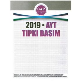 2020 AYT Tıpkı Basım-Çap Yayınları