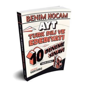 2020 AYT Türk Dili ve Edebiyatı 10 Deneme Sınavı Benim Hocam Yayınları